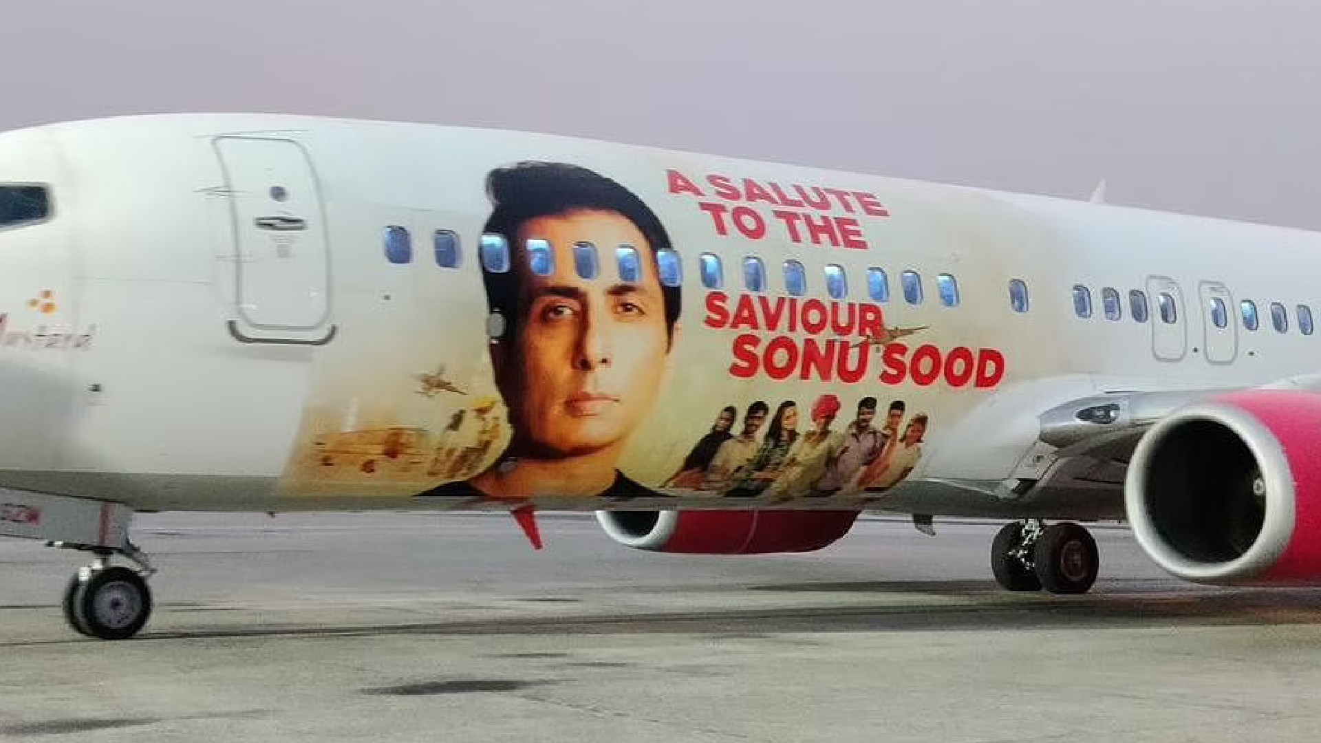 Sonu Sood Features On SpiceJet Aircraft; Actor Honoured For Humanitarian Work