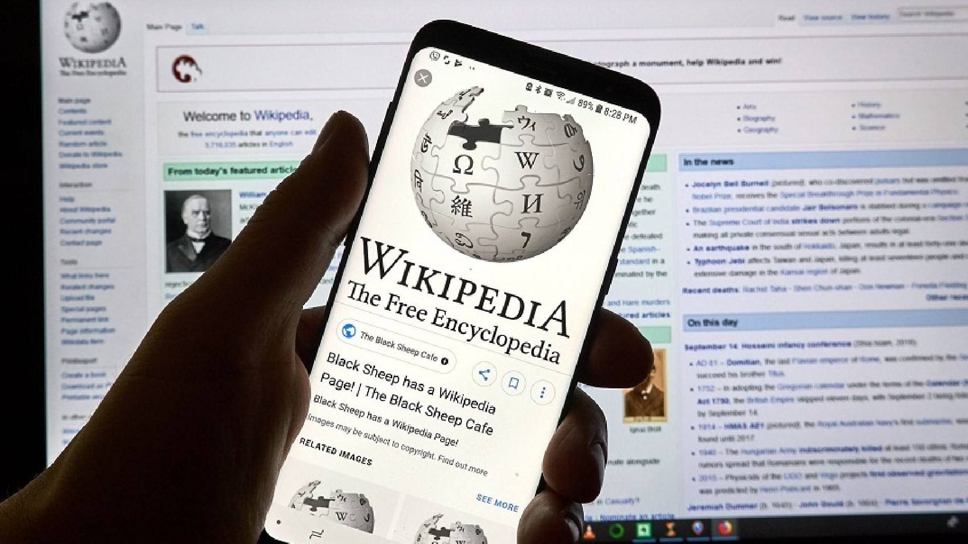 Wikipedia Pages Vandalized Briefly with Swastikas