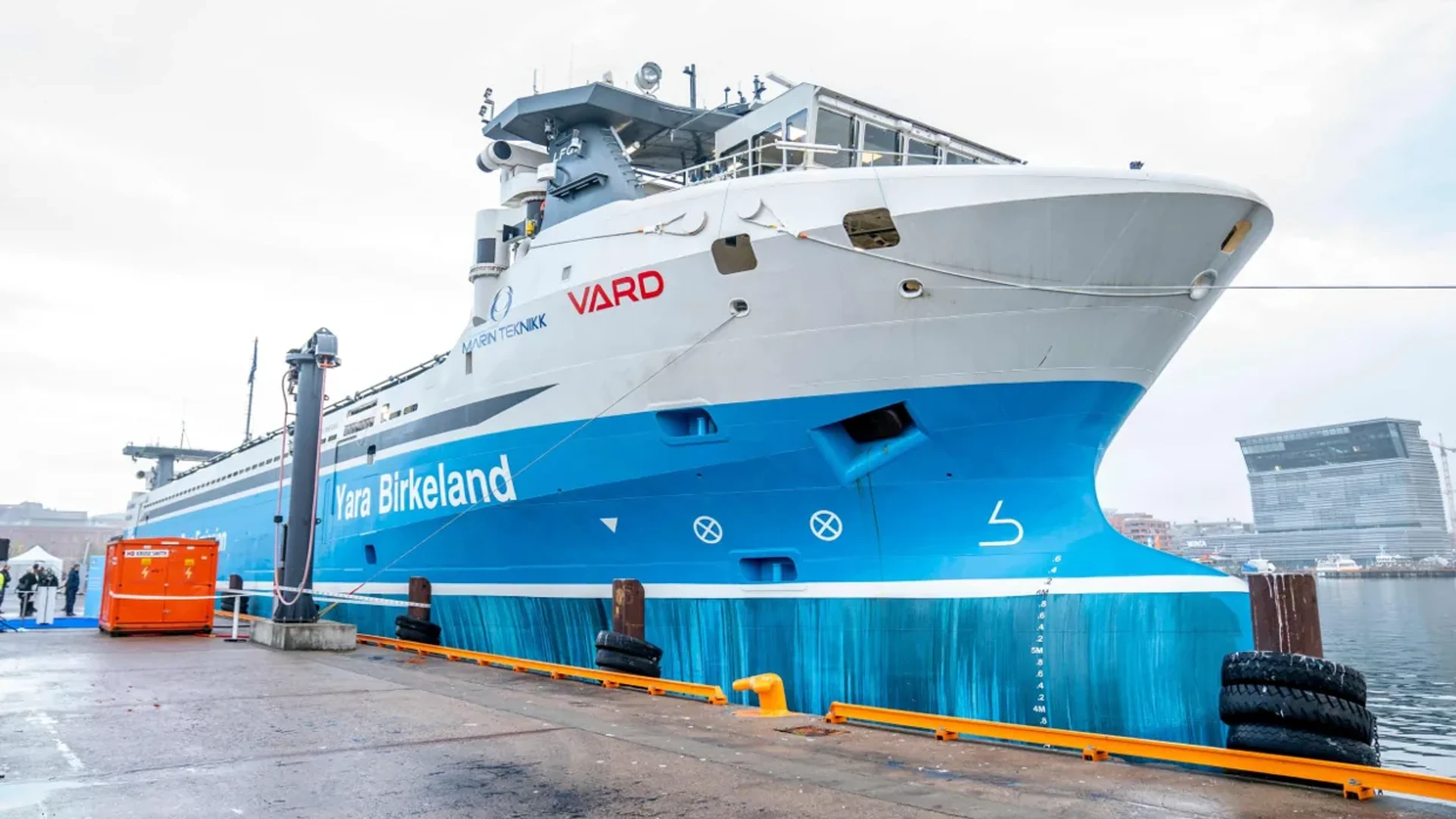 In Norway, The World’s First Fully Autonomous Electric Cargo Ship Is Launched