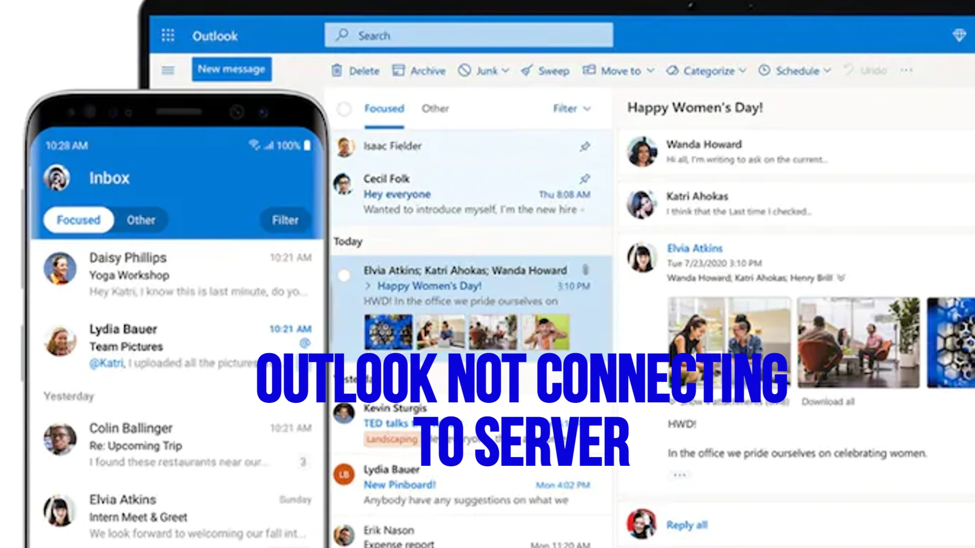 How to fix Outlook not connecting to the server on a Windows computer