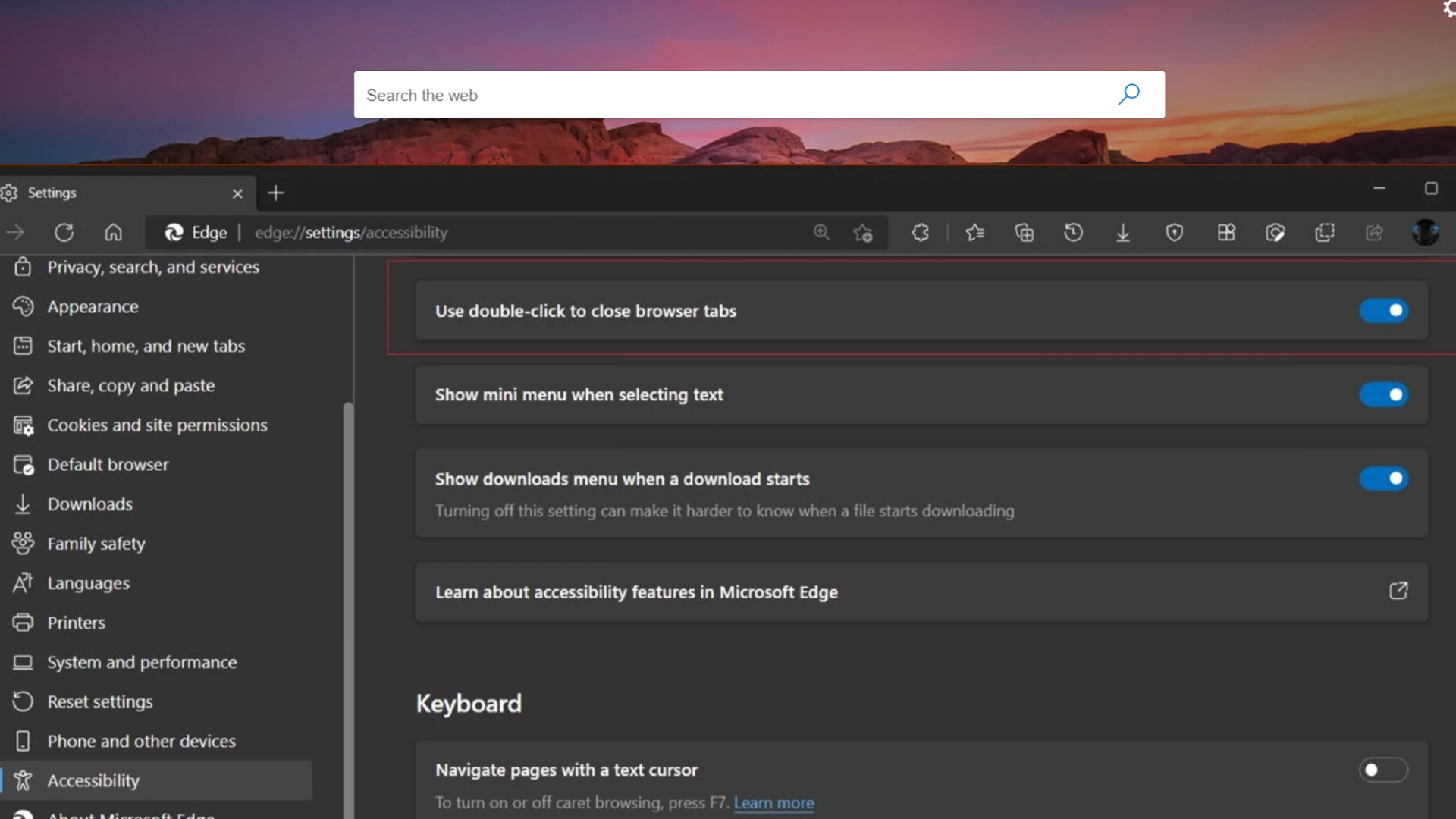 Microsoft Edge will soon allow you to close tabs by double clicking